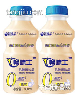 智博星畅味士乳酸菌饮品原味338ml