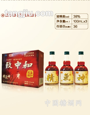 致中和-精气神酒38度100ml