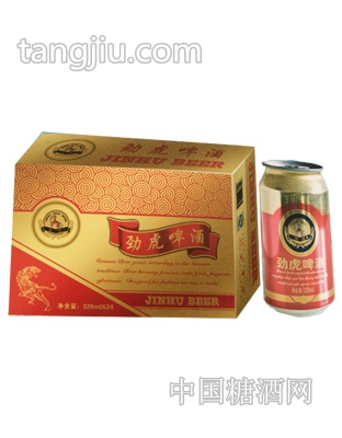 劲虎啤酒（金卡）320mlx24罐
