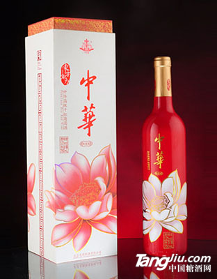 中华红花瓶 干红葡萄酒