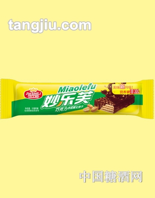 杰士利妙乐美巧克力威化