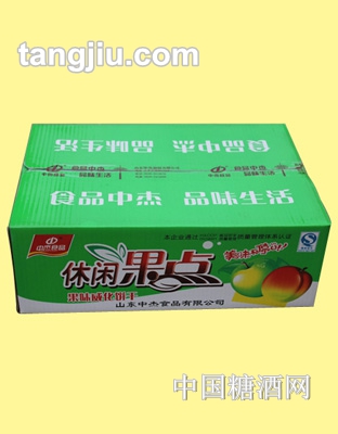 中杰休闲果点果味威化饼干