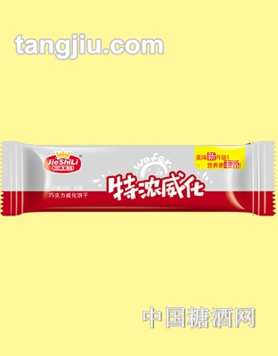 杰士利长条果味威化