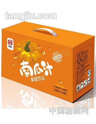 中原红南瓜汁果蔬饮品245ml