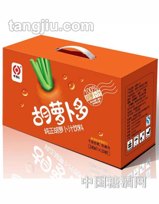中原红胡萝卜汁饮料245ml