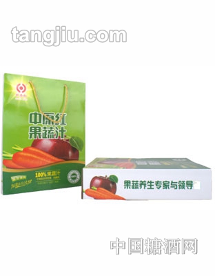 中原红果蔬汁（桃汁+胡萝卜）