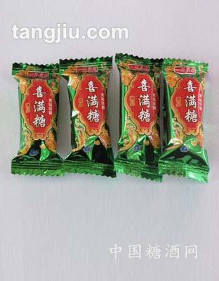 喜满堂果味软糖绿色装