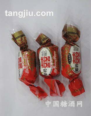 硬质夹心糖-椰子糖红色装
