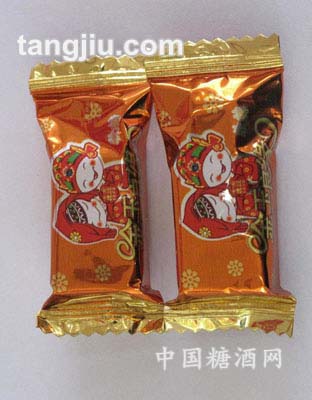 金玉良缘软糖橘红色