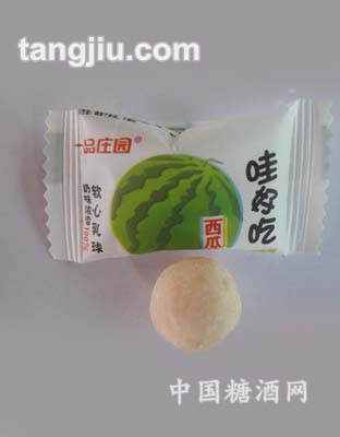 哇好吃软心西瓜味软糖