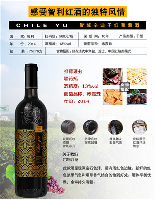 智利原瓶进口葡萄酒