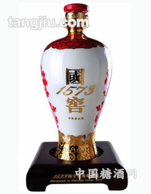 国窖1573国花酒白瓶