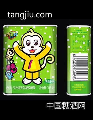 滋美时果汁糖果青提子味105g(猴)