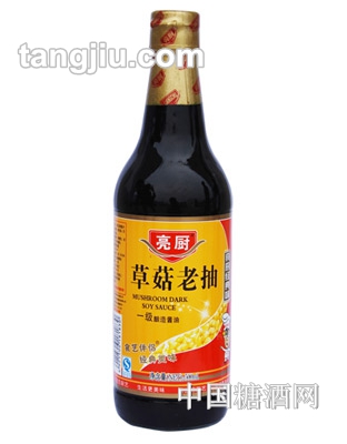 亮厨牌草菇老抽酱油500ml