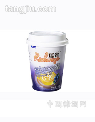 蓝莓奶茶