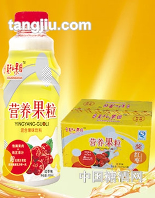 莫干山果园营养果粒红枣味500ml