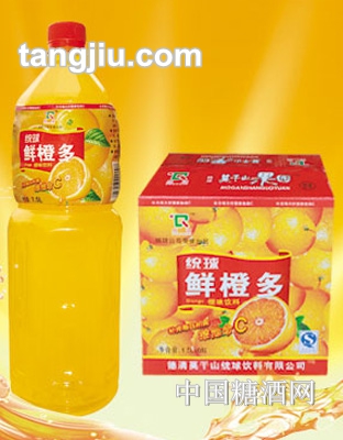 统球鲜橙多橙味饮料1.5L