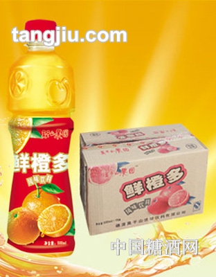 莫干山果园鲜橙多风味饮料500ml