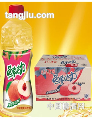 莫干山果园鲜活力水蜜桃果味饮料500ml