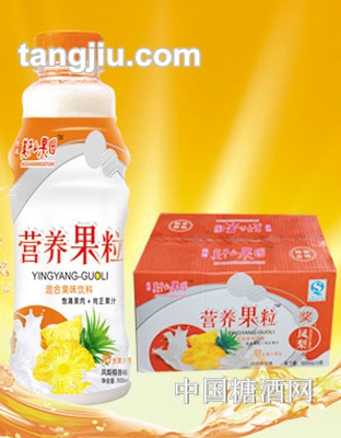 莫干山果园营养果粒凤梨椰香味500ml