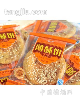 果仁味薄酥饼