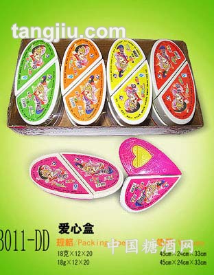 爱心盒玩具糖