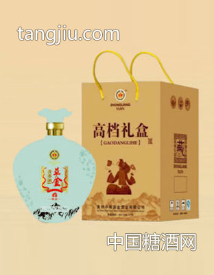 益金苦荞酒礼盒（蓝）