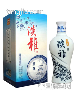 宗河春蓝淡雅