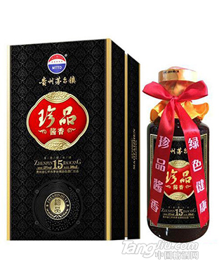 珍品酱香酒15-53度500ml