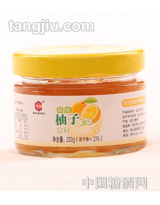 220G韩晶蜜炼柚子罐头