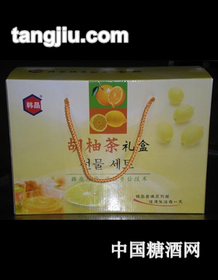 韩晶柠檬茶+胡柚茶礼盒