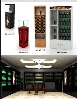 供应红酒展示柜展示架