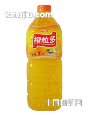 酷汁源橙粒多复合果汁饮料2L