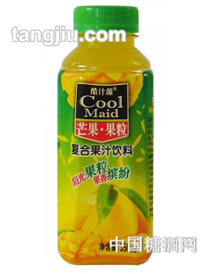 酷汁源芒果果粒复合果汁饮料350ml