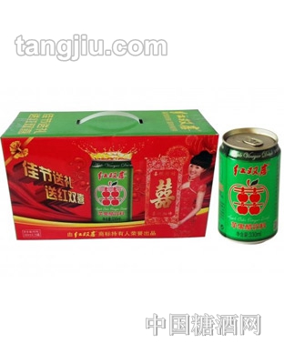 红双喜苹果醋饮料（纸箱）330ml