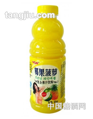 第五酷椰果菠萝饮料600ml
