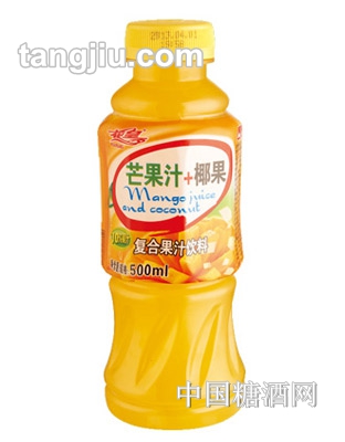 花皇芒果汁+椰果500ml