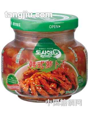 都市韩风韩式萝卜干200g