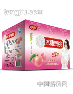 惠尔旺冰糖蜜桃果汁箱装