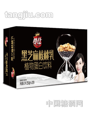 尊仕黑芝麻核桃乳箱装