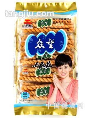 众望麻花250g鸡蛋咸味