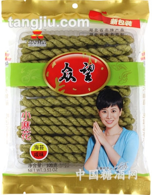 众望麻花100g海苔咸味