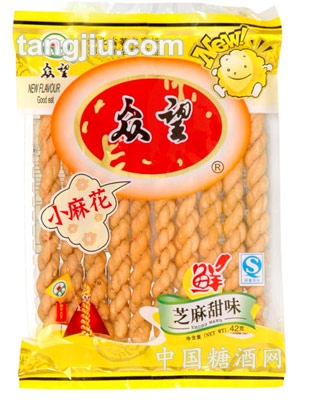 众望麻花42g芝麻甜味