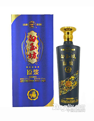白玉坊原浆酒（蓝盒）53度