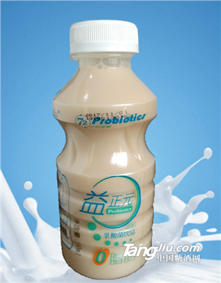 供应益正元乳酸菌340毫升透明瓶发酵乳酸菌