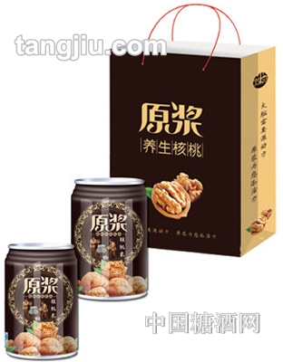 祥伦原浆养生核桃饮料手提袋