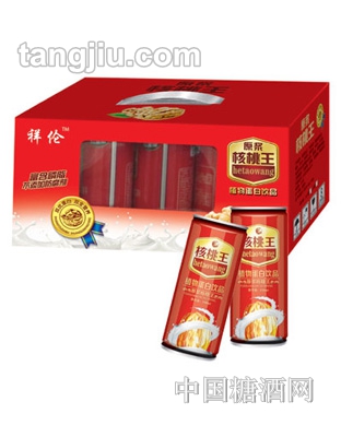 祥伦乳饮料核桃王箱装