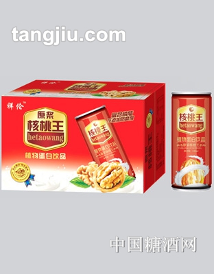 祥伦原浆核桃王饮料
