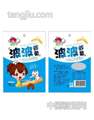 甜力波波虾条24g蓝色装