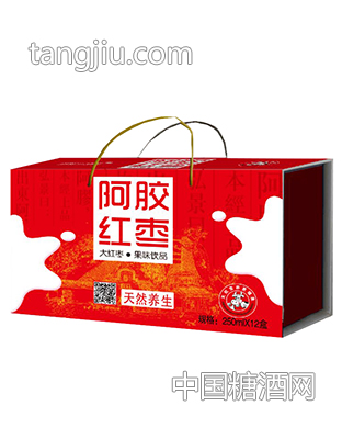 阿胶红枣果味饮品250mlx12盒
